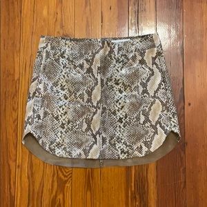 Mini python skirt
